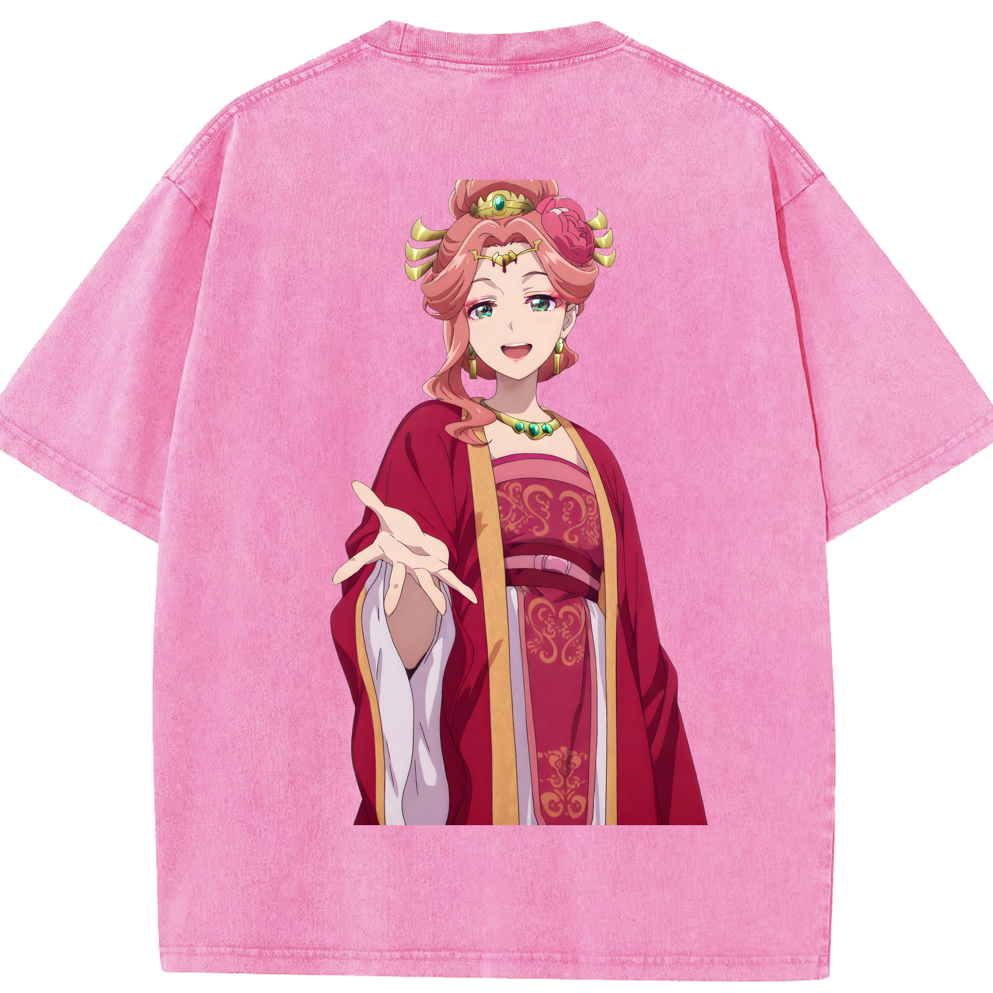 （画像用） 薬屋のひとりごと The Apothecary Diaries 綿100% ヴィンテージ風 半袖Tシャツ（背面プリント）